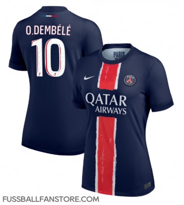 Paris Saint-Germain Ousmane Dembele #10 Replik Heimtrikot Damen 2024-25 Kurzarm